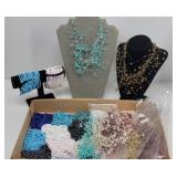 Spray Necklaces & Beaded Stretch Bracelets
