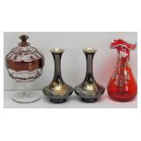 (4) Decor Items: Westmoreland Ashburton Candy...