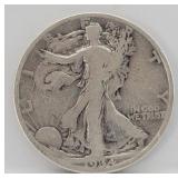 1934 Walking Liberty 90% Silver Half Dollar