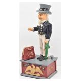 Uncle Sam Cast Iron Coin Bank