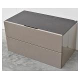 Modern Minimalist Laquered Nightstand