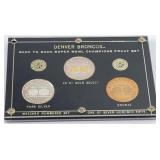 1999 Silver Denver Broncos Back to Back Super ...