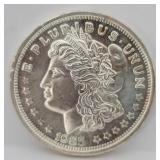 1985 One Troy Oz Fine Silver Round Trade Unit