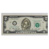 Happy Easter Cottontail 1976 $2 Bill