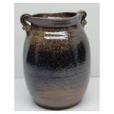 Double-handled Signed Pottery Jar