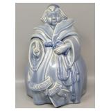 Early Red Wing USA Blue Friar Tuck Cookie Jar