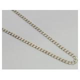 LIRM Italy Sterling Curb Link Necklace - 11.228 g