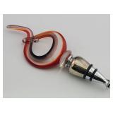 Love Knot Murano Art Glass Bottle Stopper