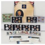 Pres. $1 Panel, Proof Sets (Partial), Penny Sets