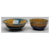 (2) Handmade Stoneware Bowls
