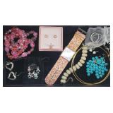 (20 pc) Jewelry: Bracelets, Earrings, Charms, ...