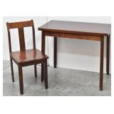 Expandable Bistro Table / Writing Desk + Chair