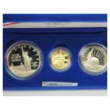 $5 Gold & $1 Silver 1986 U.S. Liberty 3-Coin Set