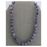 Amethyst Bead Necklace