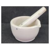 COORS USA Porcelain Mortar and Pestle Set