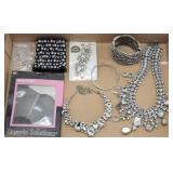 (10 pc) Bling Jewelry: Bra Straps, Necklaces, ...