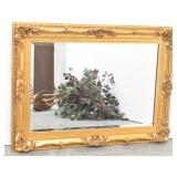 Large Ornate Gold Frame Mirror
