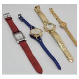(4) Ladies Wrist Watches Dress / Casual