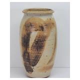 Art Pottery Signed 15" T Stoneware Vase