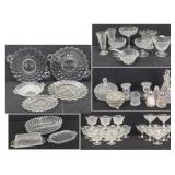 (44pcs) Collection of American Fostoria Glassware