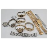 (6) Gold & Silver Tone Wrist Watches, ...