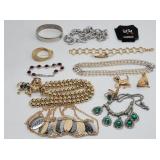 Mixed Jewelry Lot: Signed 1980