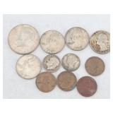 90% Silver Coins & Wheat Pennies