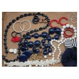 Red White & Blue Jewelry: Necklaces & Earrings