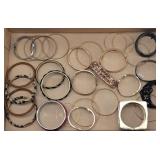 (30) Bracelets: Bangle, Cuff, Hinged, Stretch