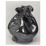 Art Pottery Crumpled Vase Cheryl West