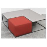 B&B Italia W1080 Center Table + Ottoman 2pc set