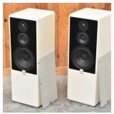 (2) Canton CT-80 White Floor-Standing Speakers