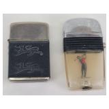 Scripto Golfer Vu-Lighter + Zippo-Style ...