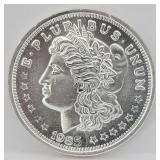 1985 One Troy Oz Fine Silver Round Trade Unit