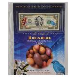 Colorized Idaho 43rd State 2003 $2 Bank Note