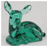 Fenton Glass Deer Figurine Paperweight