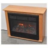 Heat Surge Electric Fireplace-Amish Mantle