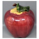 Red Apple Cookie Jar Made In USA