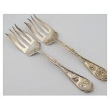 (2) W. R. William Rogers CARNATION Silverplate ...