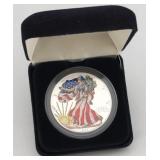 1999 American Eagle 1 Oz Silver Dollar Colorized