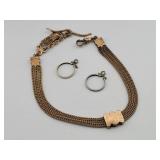 J.F.S.S. Pocket Watch Fob Chain w/ Slide