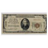 1929 $20 National Currency Note San Francisco