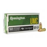 (50rds) Remington UMC 9mm Luger 124gr Ammo