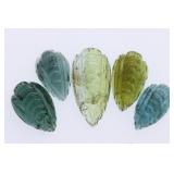 (5) Green & Blue Kyanite Fancy Gemstones 3.118 gtw