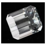 White Topaz Rectangular Gemstone - 0.938 g