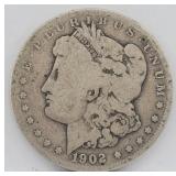 1902-P Morgan Silver Dollar - G