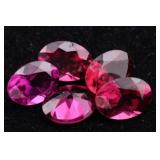 (5) Amethyst Oval Gemstones - 1.458 gtw
