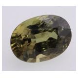 Green Sapphire Oval Gemstone - .308 g
