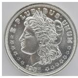 1985 One Troy Oz Fine Silver Round Trade Unit