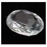White Topaz Oval Gemstone - .495 g